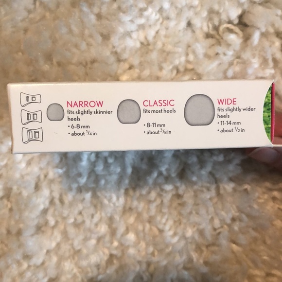 NIB Solemates High Heeler Classic 1 Pair Clear - Picture 3 of 6